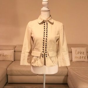 Authentic See by Chloe cotton&linen jacket size 4